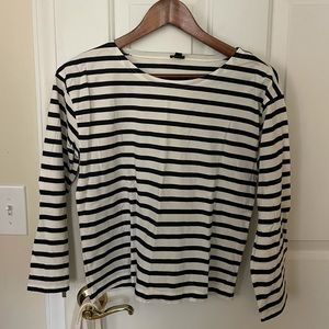 J.Crew stripe bateau tee